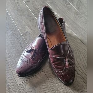 Allen Edmonds "Manchester" Oxblood Tassel Loafers